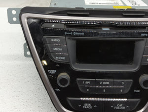 2013 Hyundai Elantra Radio AM FM Cd Player Receiver Replacement P/N:96170-3X165RA5 Fits OEM Used Auto Parts