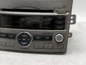 2010-2012 Subaru Legacy Radio AM FM Cd Player Receiver Replacement P/N:86201AJ64A Fits 2010 2011 2012 OEM Used Auto Parts