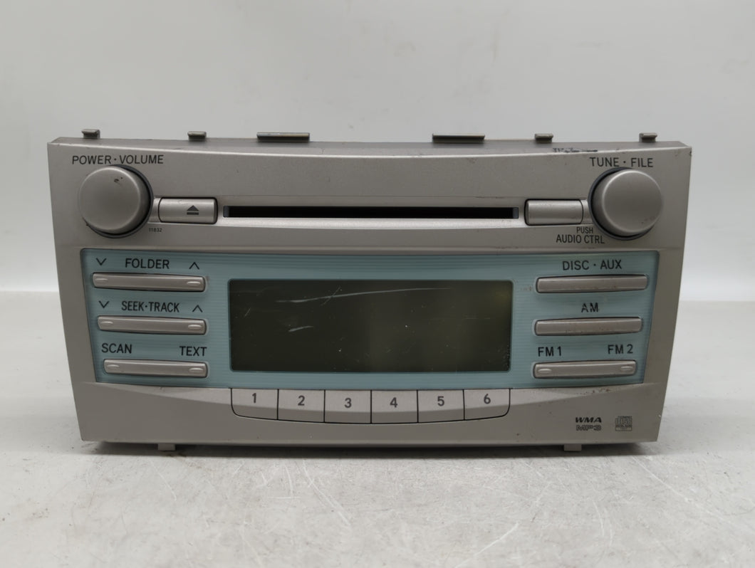 2007-2009 Toyota Camry Radio AM FM Cd Player Receiver Replacement P/N:86120-06182 86120-33890 Fits 2007 2008 2009 OEM Used Auto Parts