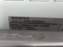 2000 Isuzu Rodeo Radio AM FM Cd Player Receiver Replacement P/N:CDX-GT550UI Fits OEM Used Auto Parts