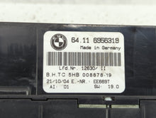 2006 Bmw 325i Climate Control Module Temperature AC/Heater Replacement P/N:64.11 6931602 64.11 6917004 Fits OEM Used Auto Parts