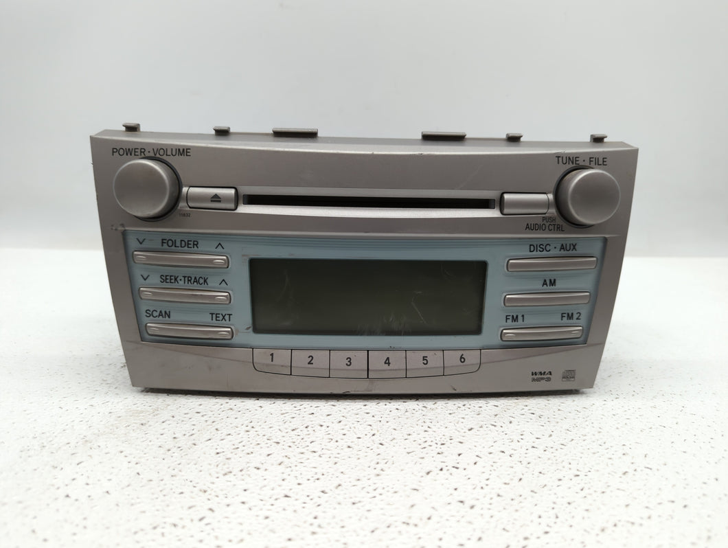 2007-2009 Toyota Camry Radio AM FM Cd Player Receiver Replacement P/N:86120-06182 86120-33890 Fits 2007 2008 2009 OEM Used Auto Parts