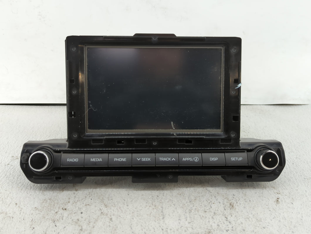 2017-2018 Hyundai Elantra Radio AM FM Cd Player Receiver Replacement P/N:96160F2101 96160-F2101 Fits 2017 2018 OEM Used Auto Parts