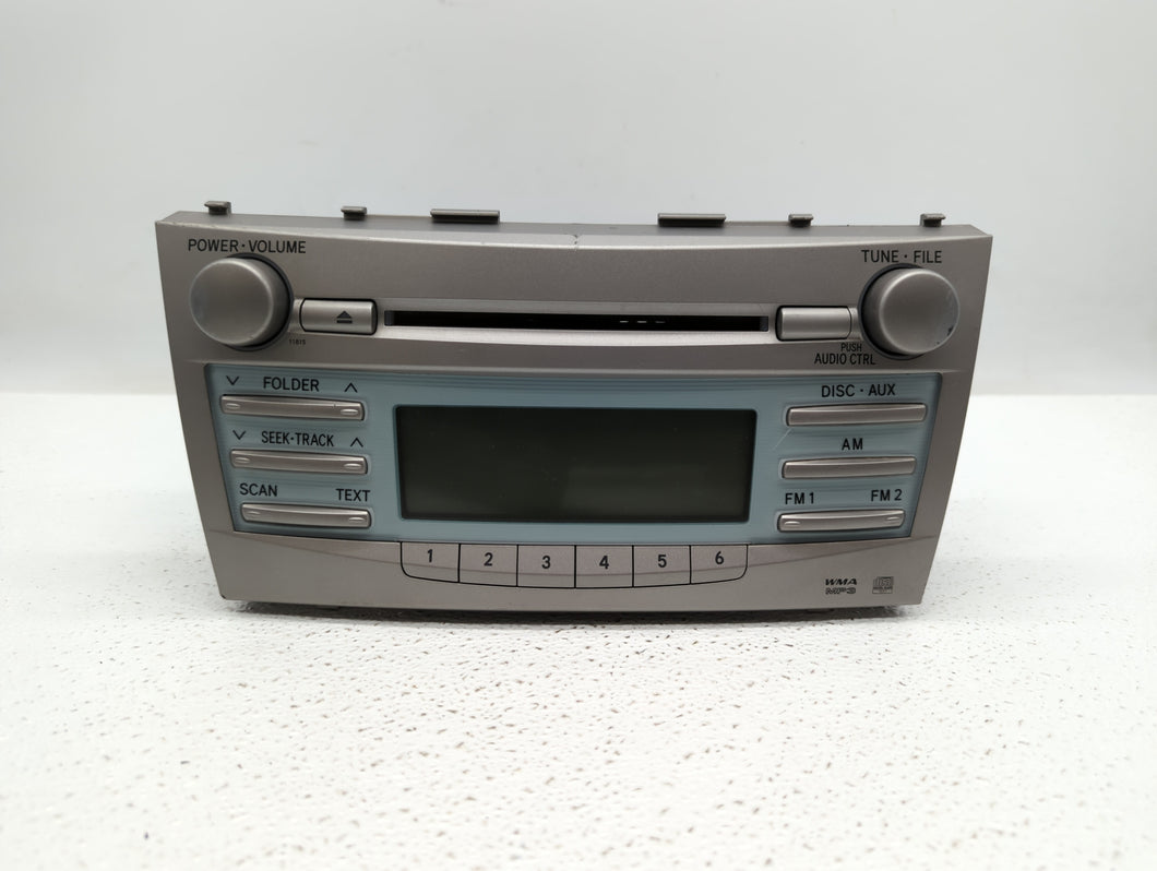 2007-2009 Toyota Camry Radio AM FM Cd Player Receiver Replacement P/N:86120-06182 86120-33890 Fits 2007 2008 2009 OEM Used Auto Parts