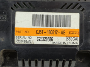 2013 Ford Escape Climate Control Module Temperature AC/Heater Replacement P/N:CJ5T-18C612-AE Fits OEM Used Auto Parts