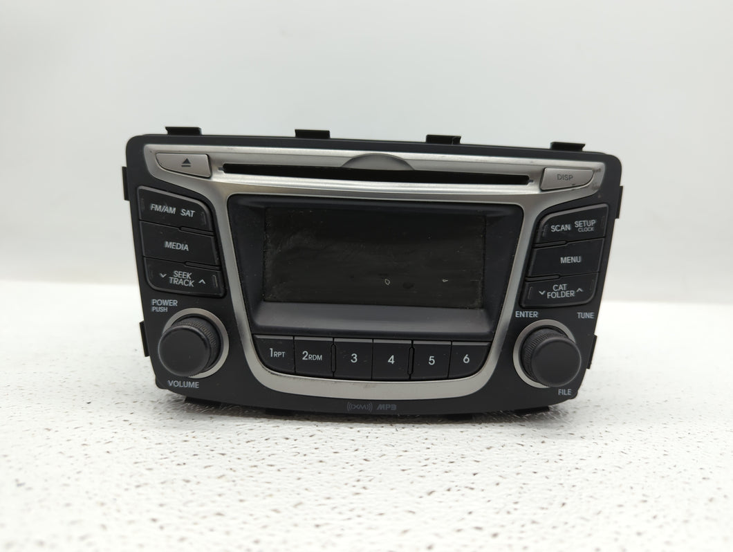 2016 Hyundai Accent Radio AM FM Cd Player Receiver Replacement P/N:96170-1R111 96170-1R111RDR Fits OEM Used Auto Parts