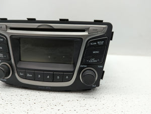 2016 Hyundai Accent Radio AM FM Cd Player Receiver Replacement P/N:96170-1R111 96170-1R111RDR Fits OEM Used Auto Parts