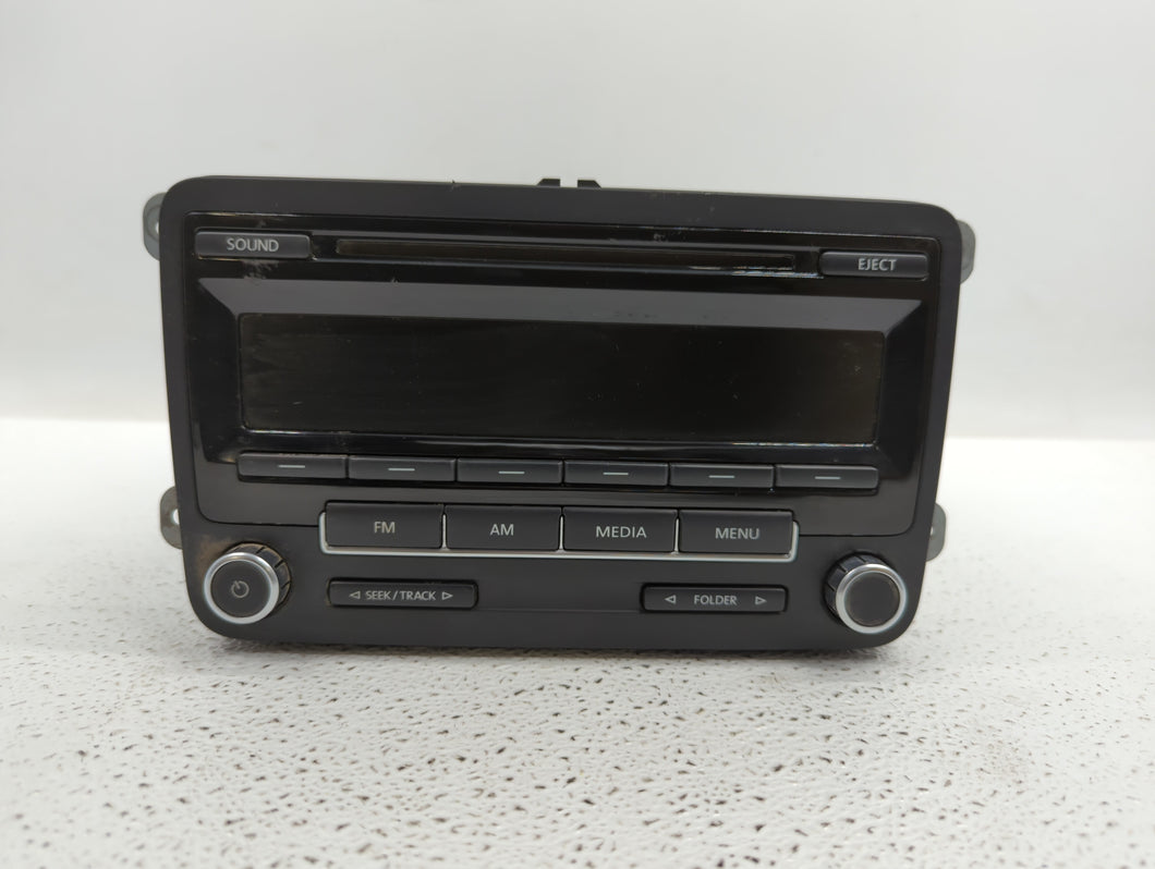 2011-2014 Volkswagen Jetta Radio AM FM Cd Player Receiver Replacement P/N:1K0035164D 1K0 035 164 D Fits OEM Used Auto Parts