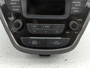 2013 Hyundai Elantra Radio AM FM Cd Player Receiver Replacement P/N:96170-3X165RA5 Fits OEM Used Auto Parts