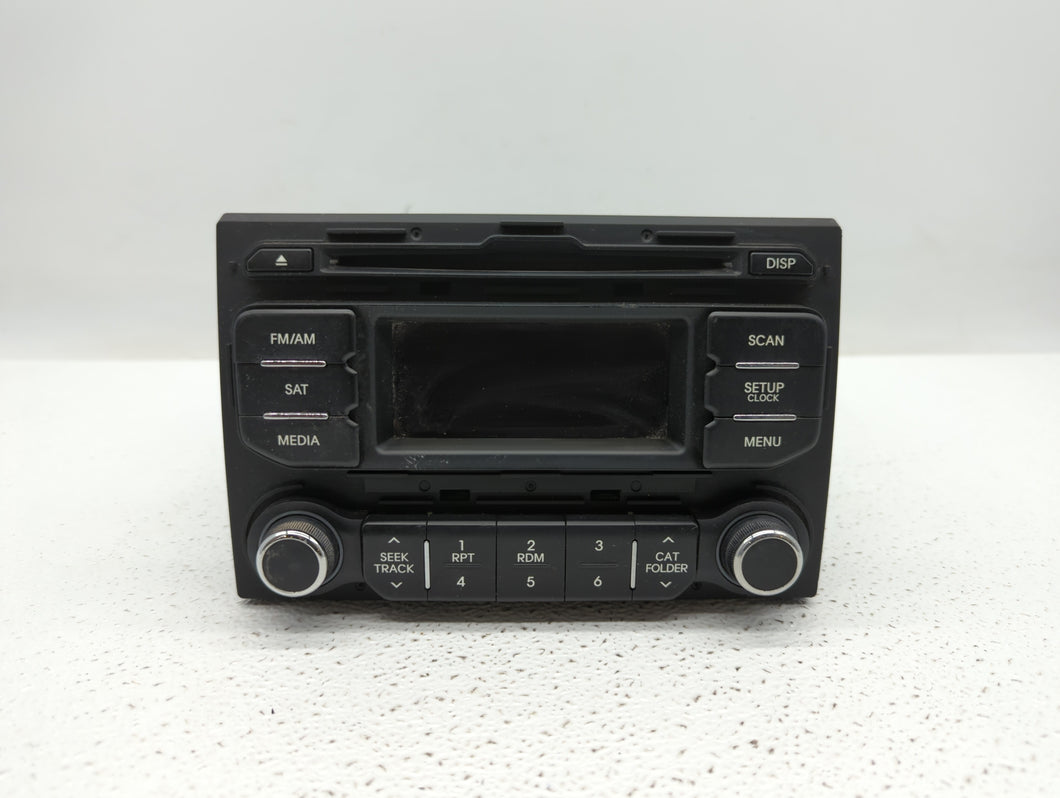 2012-2015 Kia Rio Radio AM FM Cd Player Receiver Replacement P/N:96170-1W950CA 96170-1W900CA Fits 2012 2013 2014 2015 OEM Used Auto Parts