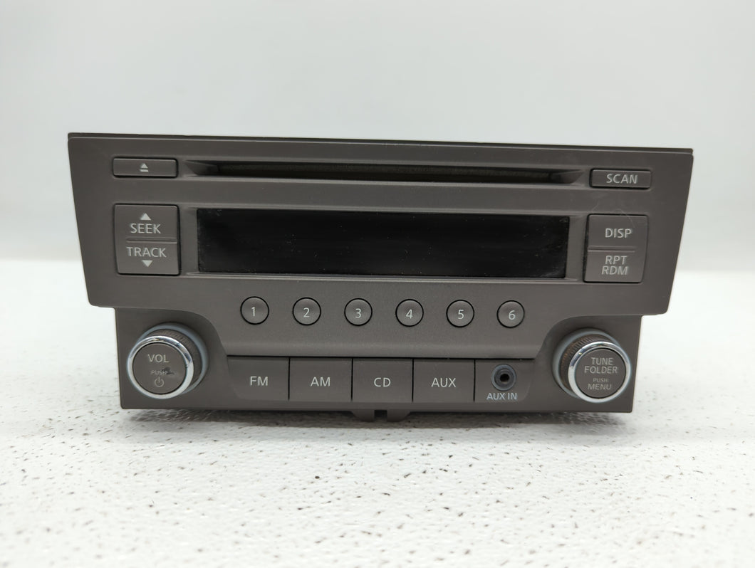 2013-2014 Nissan Sentra Radio AM FM Cd Player Receiver Replacement P/N:28185-3RA2A 28185-3RA2B Fits 2013 2014 OEM Used Auto Parts