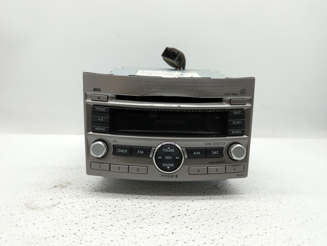 2012 Subaru Outback Radio AM FM Cd Player Receiver Replacement P/N:86201AJ64A Fits 2010 2011 OEM Used Auto Parts