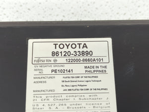 2007-2009 Toyota Camry Radio AM FM Cd Player Receiver Replacement P/N:86120-06182 86120-33890 Fits 2007 2008 2009 OEM Used Auto Parts