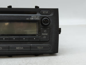 2012-2014 Toyota Prius C Radio AM FM Cd Player Receiver Replacement P/N:86120-52D10 Fits 2012 2013 2014 OEM Used Auto Parts