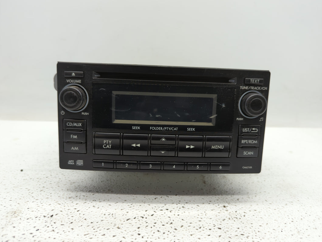 2012-2014 Subaru Impreza Radio AM FM Cd Player Receiver Replacement P/N:86201FJ600 86201FJ620 Fits 2012 2013 2014 OEM Used Auto Parts