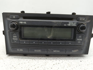 2012-2014 Toyota Prius C Radio AM FM Cd Player Receiver Replacement P/N:86120-52D10 Fits 2012 2013 2014 OEM Used Auto Parts