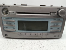 2007-2009 Toyota Camry Radio AM FM Cd Player Receiver Replacement P/N:86120-33A00 86120-33A01 Fits 2007 2008 2009 OEM Used Auto Parts