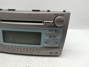 2007-2009 Toyota Camry Radio AM FM Cd Player Receiver Replacement P/N:86120-33A00 86120-33A01 Fits 2007 2008 2009 OEM Used Auto Parts