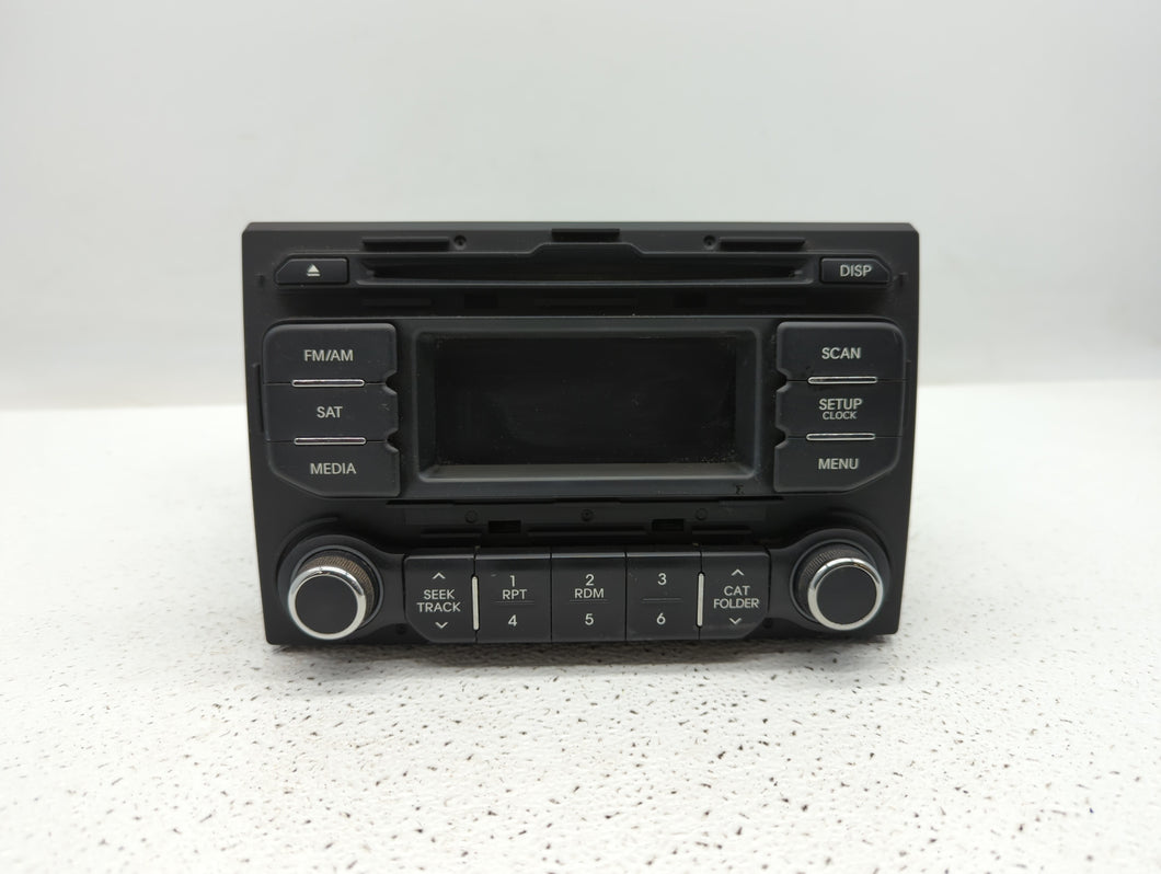 2012-2015 Kia Rio Radio AM FM Cd Player Receiver Replacement P/N:96170-1W950CA 96170-1W900CA Fits 2012 2013 2014 2015 OEM Used Auto Parts