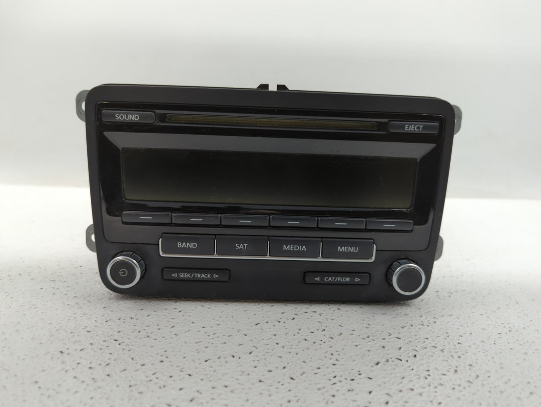 2011-2014 Volkswagen Jetta Radio AM FM Cd Player Receiver Replacement P/N:1K0 035 164 F 1K0035164D Fits OEM Used Auto Parts