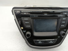 2014-2015 Hyundai Elantra Radio AM FM Cd Player Receiver Replacement P/N:961703X156GU 96180-3X165GU Fits 2014 2015 OEM Used Auto Parts