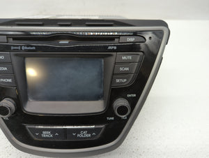 2014-2015 Hyundai Elantra Radio AM FM Cd Player Receiver Replacement P/N:961703X156GU 96180-3X165GU Fits 2014 2015 OEM Used Auto Parts