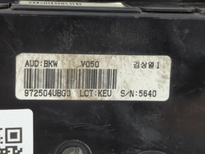 2014-2016 Kia Optima Climate Control Module Temperature AC/Heater Replacement P/N:972504UBG0 972504UCF0 Fits 2014 2015 2016 OEM Used Auto Parts