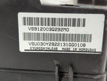 2011-2014 Hyundai Sonata Fusebox Fuse Box Panel Relay Module P/N:VS912003Q292MO VS912003Q201MG Fits 2011 2012 2013 2014 OEM Used Auto Parts