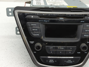 2013 Hyundai Elantra Radio AM FM Cd Player Receiver Replacement P/N:96170-3X165RA5 Fits OEM Used Auto Parts