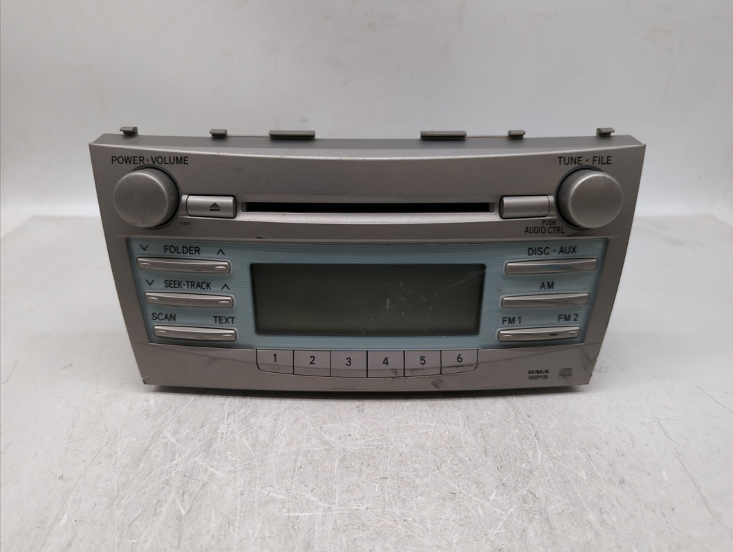 2007-2009 Toyota Camry Radio AM FM Cd Player Receiver Replacement P/N:86120-06182 86120-33890 Fits 2007 2008 2009 OEM Used Auto Parts