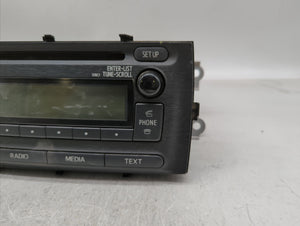 2012-2014 Toyota Prius C Radio AM FM Cd Player Receiver Replacement P/N:86120-52D10 Fits 2012 2013 2014 OEM Used Auto Parts