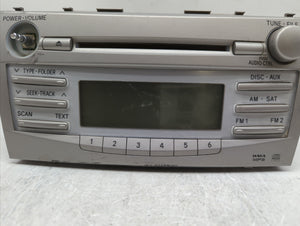 2010-2011 Toyota Camry Radio AM FM Cd Player Receiver Replacement P/N:86120-06480 Fits 2010 2011 OEM Used Auto Parts