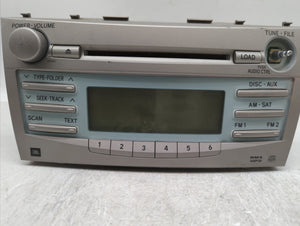 2007-2009 Toyota Camry Radio AM FM Cd Player Receiver Replacement P/N:86120-06190 86120-06191 Fits 2007 2008 2009 OEM Used Auto Parts