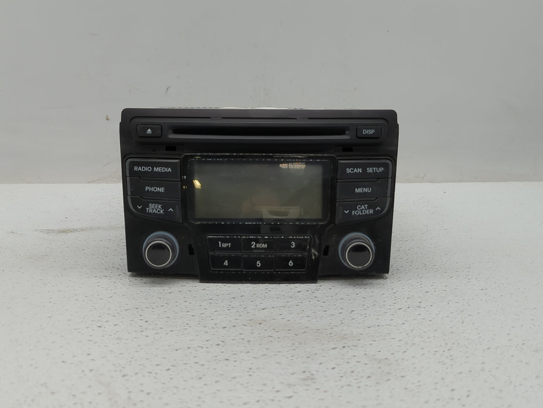 2013-2014 Hyundai Sonata Radio AM FM Cd Player Receiver Replacement P/N:96180-3Q700 96170-3Q0004X Fits 2013 2014 OEM Used Auto Parts