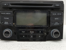 2013-2014 Hyundai Sonata Radio AM FM Cd Player Receiver Replacement P/N:96180-3Q700 96170-3Q0004X Fits 2013 2014 OEM Used Auto Parts