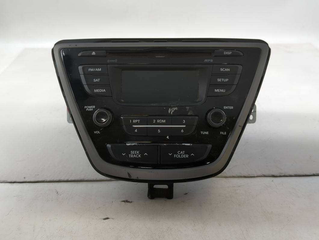 2014-2016 Hyundai Elantra Radio AM FM Cd Player Receiver Replacement P/N:96170-3X156GU Fits 2014 2015 2016 OEM Used Auto Parts