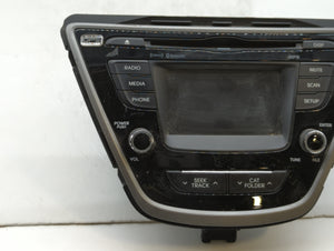 2014-2016 Hyundai Elantra Radio AM FM Cd Player Receiver Replacement P/N:96180-3X165 Fits 2014 2015 2016 OEM Used Auto Parts