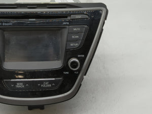 2014-2016 Hyundai Elantra Radio AM FM Cd Player Receiver Replacement P/N:96180-3X165 Fits 2014 2015 2016 OEM Used Auto Parts