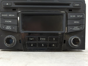 2013-2014 Hyundai Sonata Radio AM FM Cd Player Receiver Replacement P/N:96180-3Q700 96170-3Q0004X Fits 2013 2014 OEM Used Auto Parts