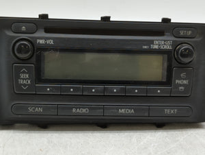 2012-2014 Toyota Prius C Radio AM FM Cd Player Receiver Replacement P/N:86120-52D10 Fits 2012 2013 2014 OEM Used Auto Parts