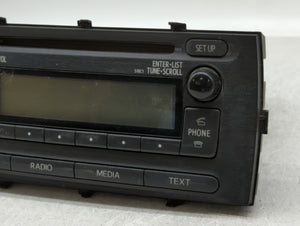 2012-2014 Toyota Prius C Radio AM FM Cd Player Receiver Replacement P/N:86120-52D10 Fits 2012 2013 2014 OEM Used Auto Parts