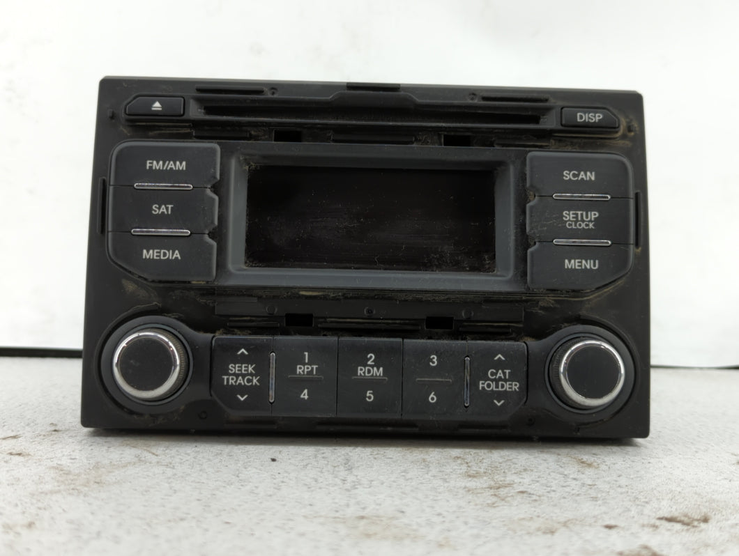 2012-2015 Kia Rio Radio AM FM Cd Player Receiver Replacement P/N:96170-1W950CA 96170-1W900CA Fits 2012 2013 2014 2015 OEM Used Auto Parts