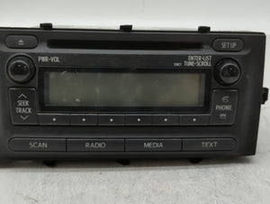 2012-2014 Toyota Prius C Radio AM FM Cd Player Receiver Replacement P/N:86120-52D10 Fits 2012 2013 2014 OEM Used Auto Parts