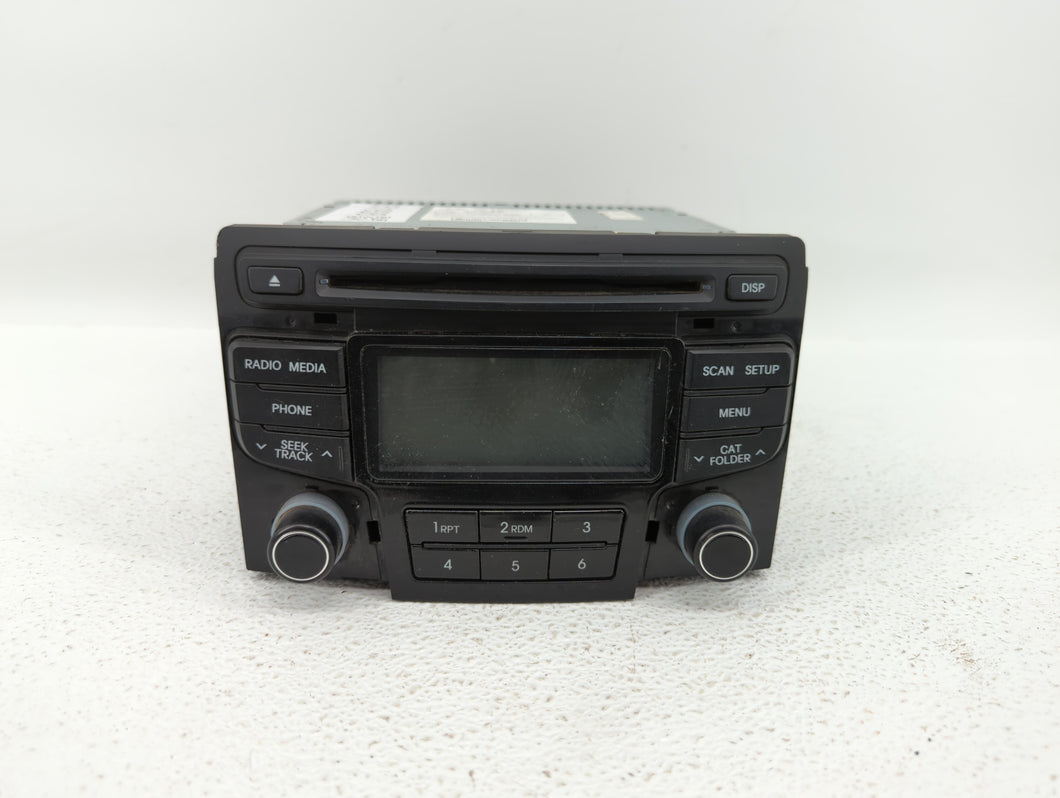 2012 Hyundai Sonata Radio AM FM Cd Player Receiver Replacement Fits OEM Used Auto Parts