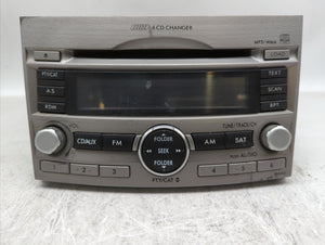 2010-2012 Subaru Legacy Radio AM FM Cd Player Receiver Replacement P/N:86201AJ62A 86201AJ64A Fits 2010 2011 2012 OEM Used Auto Parts