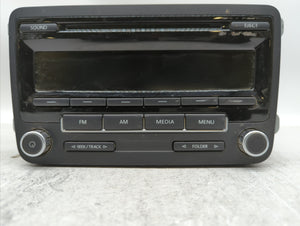 2011-2014 Volkswagen Jetta Radio AM FM Cd Player Receiver Replacement P/N:1K0035164D 1K0 035 164 D Fits OEM Used Auto Parts