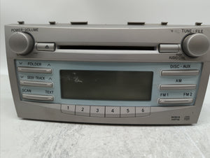 2007-2009 Toyota Camry Radio AM FM Cd Player Receiver Replacement P/N:86120-06182 86120-33890 Fits 2007 2008 2009 OEM Used Auto Parts