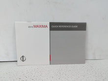 2012 Nissan Maxima Owners Manual Book Guide P/N:OM2E 0A35U0 OEM Used Auto Parts