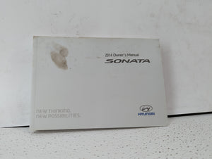 2014 Hyundai Sonata Owners Manual Book Guide OEM Used Auto Parts