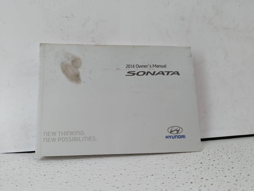 2014 Hyundai Sonata Owners Manual Book Guide OEM Used Auto Parts